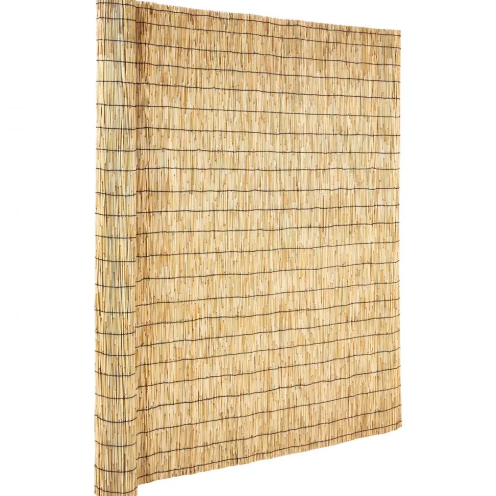 VEVOR Natural Reed Fencing, 5.58 x 16.4 ft, Decorative Natural Reed Fencing Roll, Decorative Fence for Backyard Garden Divider, Privacy Screen Panel Curtain for Balcony Patio Garden Backyard Outdoor