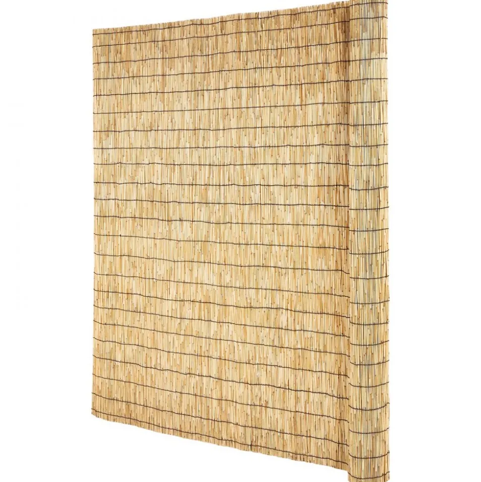 VEVOR Natural Reed Fencing, 5.58 x 16.4 ft, Decorative Natural Reed Fencing Roll, Decorative Fence for Backyard Garden Divider, Privacy Screen Panel Curtain for Balcony Patio Garden Backyard Outdoor