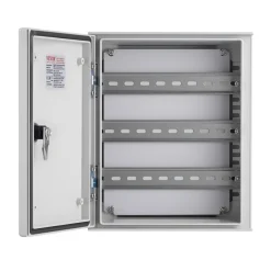 VEVOR NEMA Electric Box, 12x10x6'' NEMA 4X Fiberglass Electric Enclosure, IP66 Water & Dust Resistant, Suitable for Both Outdoor & Indoor Use, Includes Mounting Plate (30x25x14 cm)