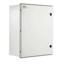 VEVOR NEMA Enclosure, 20 x 16 x 8 inches, NEMA 4X Fiberglass Steel Electrical Box, IP66 Waterproof & Dustproof Hinged Junction Box for Outdoor Indoor Use, with Mounting Plate(50x40x20 cm))