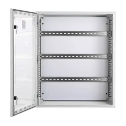 VEVOR NEMA Enclosure, 20 x 16 x 8 inches, NEMA 4X Fiberglass Steel Electrical Box, IP66 Waterproof & Dustproof Hinged Junction Box for Outdoor Indoor Use, with Mounting Plate(50x40x20 cm))