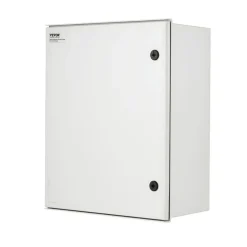 VEVOR NEMA Enclosure, 20 x 16 x 8 inches, NEMA 4X Fiberglass Steel Electrical Box, IP66 Waterproof & Dustproof Hinged Junction Box for Outdoor Indoor Use, with Mounting Plate(50x40x20 cm))