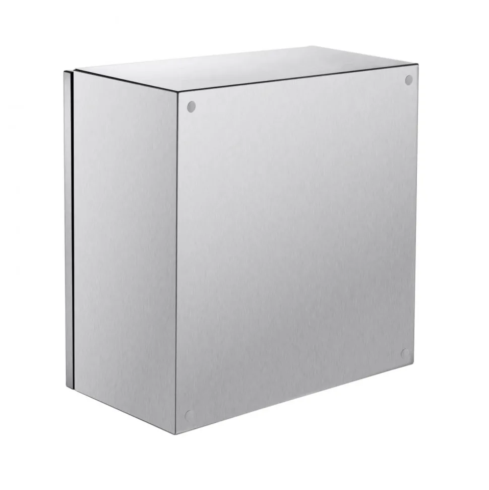 VEVOR NEMA Stainless Steel Enclosure, 12 x 12 x 8'' NEMA 4X Steel Electrical Box, IP66 Waterproof & Dustproof, Outdoor/Indoor Electrical Junction Box, with Mounting Plate