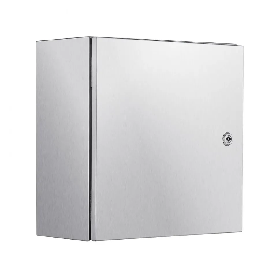 VEVOR NEMA Stainless Steel Enclosure, 12 x 12 x 8'' NEMA 4X Steel Electrical Box, IP66 Waterproof & Dustproof, Outdoor/Indoor Electrical Junction Box, with Mounting Plate