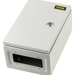 VEVOR NEMA Steel Enclosure 12×8×6,NEMA 4X Steel Electrical Box,IP66 Waterproof & Dustproof,Outdoor/Indoor Electrical Junction Box,with Mounting Plate