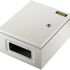 VEVOR NEMA Steel Enclosure, 12 x 10 x 6'' NEMA 4X Steel Electrical Box, IP66 Waterproof & Dustproof, Outdoor/Indoor Electrical Junction Box, with Mounting Plate