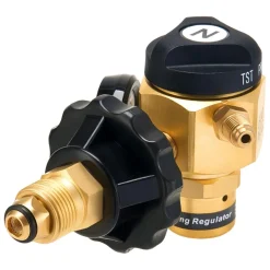 VEVOR Nitrogen Purging Regulator, Nitrogen Purge Control Valve with 650PSI Test Pressure, 4-Position Flow Control (TST/PRG/BRZ/OFF) for Brazing, Pipeline Purging, Leak Checking & Pressure Testing