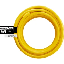 VEVOR NM-B Wire, 6AWG/3C Non-Mettalic Residential Indoor Electrical Wire with Ground, PVC Sheathed High-Purity Copper Core Cable, for Outlets, Switches, Other Loads & Lighting Wiring Projects(50 ft)