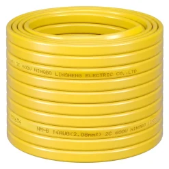 VEVOR NM-B Wire, 14AWG/2C Non-Mettalic Residential Indoor Electrical Wire with Ground, PVC Sheathed High-Purity Copper Core Cable, for Outlets, Switches, Other Loads & Lighting Wiring Projects(50 ft)
