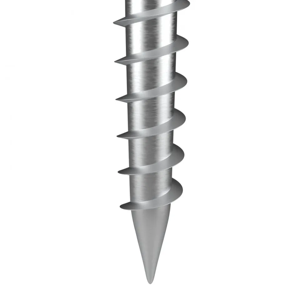 VEVOR No Dig Ground Anchor, 4 Pack 3.94 x 2.76 x 27.56 in DIY Screw in Post Stake, Includes 6 Lag Bolts & a Rebar, U-Shape Heavy Duty Steel Post Holder, Great for Mailbox Posts and Fence Posts