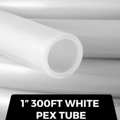 VEVOR Non-Barrier PEX Tubing 1 Inch X 300 Feet Tube Coil - EVOH PEX-B Pipe for Residential Commercial Radiant Floor Heating PEX Pipe