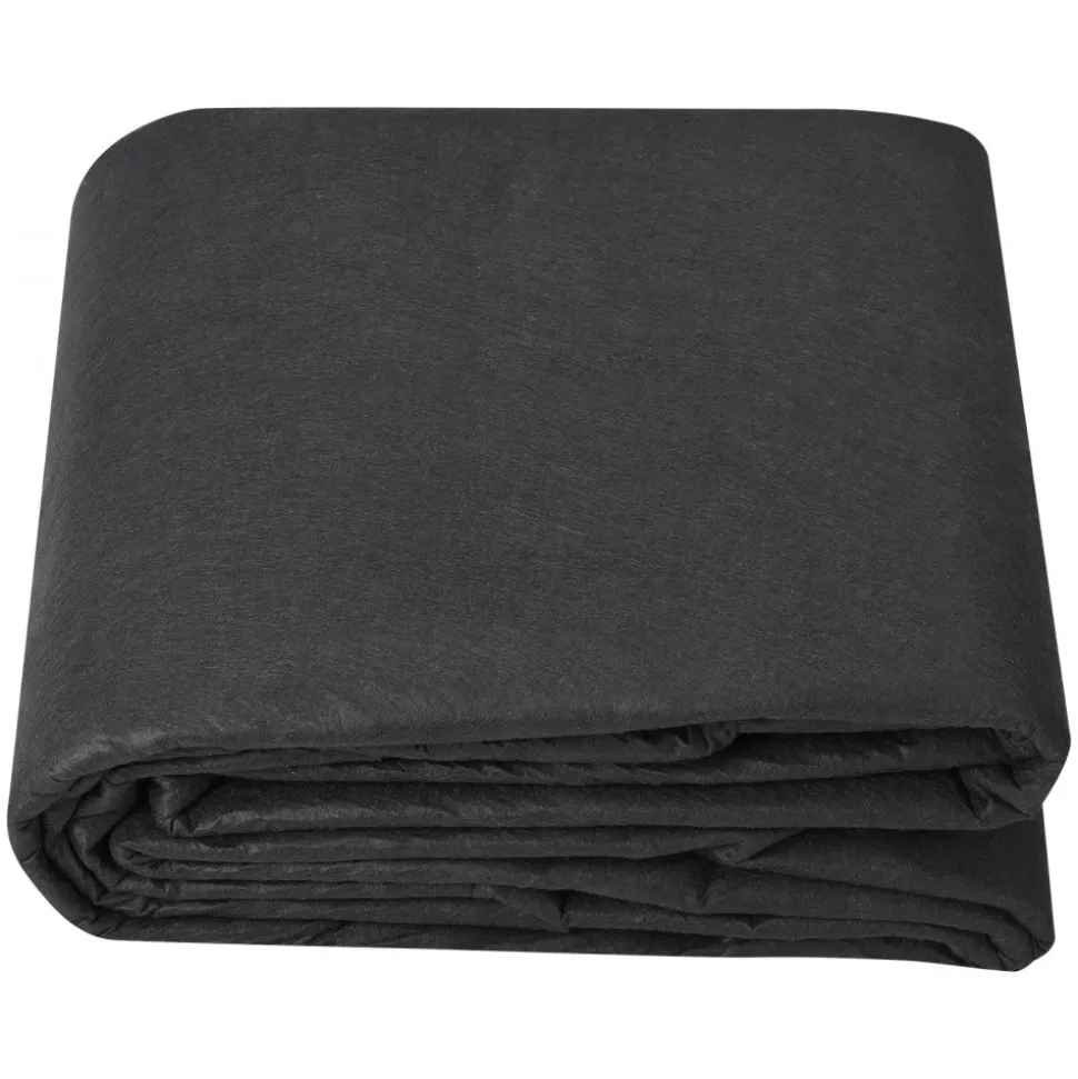 VEVOR Non Woven Geotextile Fabric Under Gravel, 10x100FT 8OZ Driveway Fabric Landscape Fabric, Heavy Duty Weed Barrier Fabric, Ground Cover Weed Control Fabric, French Drains Drainage Fabric, Black