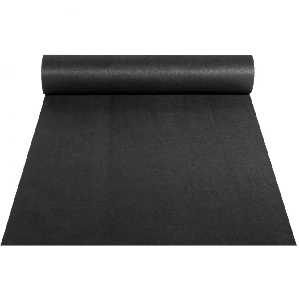 VEVOR Non Woven Geotextile Fabric Under Gravel, 6x50FT 8OZ Driveway Fabric Landscape Fabric, Heavy Duty Weed Barrier Fabric, Ground Cover Weed Control Fabric, French Drains Drainage Fabric, Black