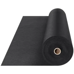 VEVOR Non Woven Geotextile Fabric Under Gravel, 6x50FT 8OZ Driveway Fabric Landscape Fabric, Heavy Duty Weed Barrier Fabric, Ground Cover Weed Control Fabric, French Drains Drainage Fabric, Black