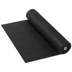 VEVOR Non Woven Geotextile Fabric Under Gravel, 6x50FT 8OZ Driveway Fabric Landscape Fabric, Heavy Duty Weed Barrier Fabric, Ground Cover Weed Control Fabric, French Drains Drainage Fabric, Black