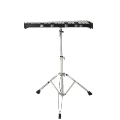 VEVOR 32 Note Glockenspiel Xylophone Bell Kit, Professional Percussion Instrument Set with Mallets, Drum Sticks, Music Stand,  8" Practice Pad, Adjustable Stand and Carrying Bag for Students & Adults