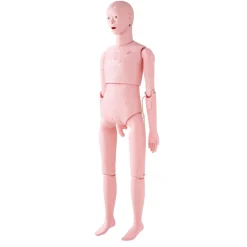 VEVOR Nursing Training Manikin, Male Life Size Demonstration Human Manikin for Nursing Training, Multifunctional Education Teaching Model Supplies, PVC Anatomical Mannequin Body Care Simulator Model