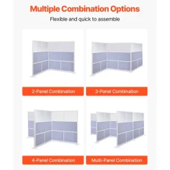 VEVOR Office Divider Privacy Partition, 1-Pack, 70