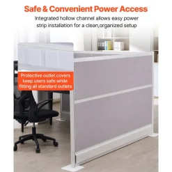 VEVOR Office Divider Privacy Partitions, 2-Pack, 72