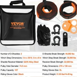 VEVOR Off-Road Recovery Kit, 3