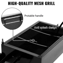 VEVOR Oil Drain Pan 25 Gallon Oil Drain Tank, 95L Low Profile Oil Drain Pan, Large Capacity Oil Change Pan, Foldable Hand, with Electric Pump, Hose, Swivel Casters for Car, SUV, Trucks Oil Draining