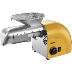 VEVOR Oil Press Machine, 11 LBS/H Capacity, 1250W Oil Extractor Machine, Automatic Electric Oil Maker for Home Commercial Use, 122℉–572℉ Hot & Cold Pressing for Peanuts Sesames Soybeans Almonds