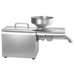 VEVOR Oil Press Machine, 8.27 LBS/H Capacity, 750W Oil Extractor Machine, Automatic Electric Oil Maker for Home Commercial Use, 122℉–572℉ Hot Pressing for Peanuts Sesames Soybeans Almonds