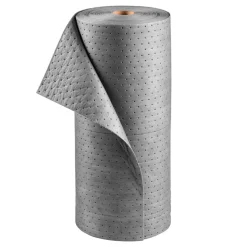 VEVOR Oil & Water Absorbent Pads, 30 in x 150 ft 1-Roll, Medium-Duty Spill Absorbing Pads, Universal for Gasoline, Engine, Oil, Water, Coolant, Durable PP Spill Control Mats for Garage Workshop