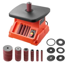 VEVOR Oscillating Spindle Sander, 2400RPM Benchtop Spindle Sander with 6 Sleeves (1/2