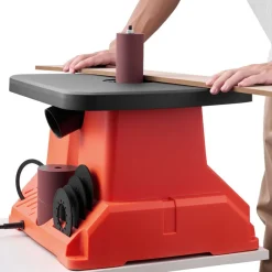 VEVOR Oscillating Spindle Sander, 2400RPM Benchtop Spindle Sander with 6 Sleeves (1/2