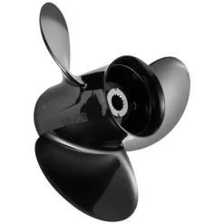 VEVOR Outboard Propeller, Upgrade OEM 15 Spline Tooth Aluminum Outboard Boat Propeller Fit Mercury/Mariner Engines 135-300 HP, 4-3/4" Gearcase, 3-Blade, RH (Right Hand Rotation), OEM No. 48-832830A45