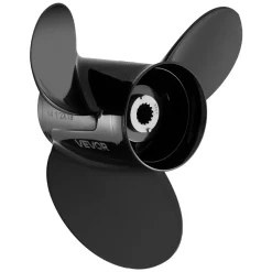 VEVOR Outboard Propeller, Upgrade OEM 15 Spline Tooth Aluminum Outboard Boat Propeller Fit Mercury/Mariner Engines 135-300 HP, 4-3/4