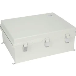 VEVOR Outdoor Electrical Junction Box, 20.87 x 16.92 x 7.87 in, ABS Plastic Electrical Enclosure Box with Hinged Cover Stainless Steel Latch, IP67 Dustproof Waterproof for Outdoor Electrical Projects