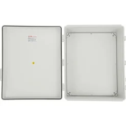 VEVOR Outdoor Electrical Junction Box, 20.87 x 16.92 x 7.87 in, ABS Plastic Electrical Enclosure Box with Hinged Cover Stainless Steel Latch, IP67 Dustproof Waterproof for Outdoor Electrical Projects