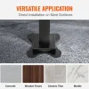 VEVOR Outdoor Handrail 165LBS Load Handrail Outdoor Stairs Aluminum Stair Handrail 36 x 35" Outdoor Stair Railing Transitional Range from 0 to 30° Staircase Handrail Fits 2-3 Steps with Screw Kit