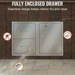 VEVOR Outdoor Kitchen Door Drawer Combo 32.5