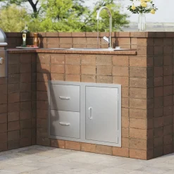 VEVOR Outdoor Kitchen Door Drawer Combo 32.5