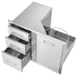 VEVOR Outdoor Kitchen Door Drawer Combo 29.5