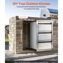 VEVOR Outdoor Kitchen Drawers 15