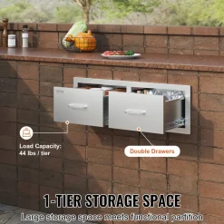 VEVOR Outdoor Kitchen Drawers 30