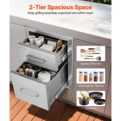 VEVOR Outdoor Kitchen Drawers 13