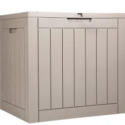 VEVOR Outdoor Storage Box, 31 Gallon Resin Deck Box, Backyard Outside Toy and Towel Storage Cabinet Waterproof, for Patio Furniture Cushions, Garden Tools, Pool Supplies & Package Delivery (Grey)