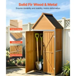 VEVOR Outdoor Storage Shed, 44.09
