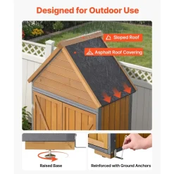 VEVOR Outdoor Storage Shed, 44.09