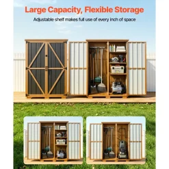 VEVOR Outdoor Storage Shed, 46.06