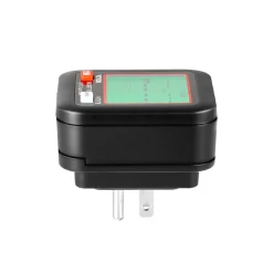 VEVOR Outlet Tester, Electrical GFCI Trip Tester, LCD Display Receptacle Detector for 7 Common Wiring Faults, 3 Prong Socket Detector with Auto Shutoff & Low Battery Indicator, CAT II 300V Rating