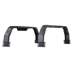 VEVOR Overland Truck Bed Rack, 14.4-17.3 in Height, Adjustable Bed Cargo Rack with Security LED Light, Compatible with Ram 1500/Tundra/Silverado 1500/F150/Gladiator JT/Colorado/Canyon/Ranger/Maverick