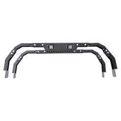 VEVOR Overland Truck Bed Rack, 14.4-17.3 in Height, Adjustable Bed Cargo Rack with Security LED Light, Compatible with Ram 1500/Tundra/Silverado 1500/F150/Gladiator JT/Colorado/Canyon/Ranger/Maverick