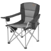 VEVOR Oversized Camping Chairs, 450 lbs Heavy Duty Support, Portable Folding Camp Chairs with Padded Backrest & Armrests, Cup Holder & Side Pocket, Cooler Bag, Carry Bags for Outdoor, Fishing, 2 Pack