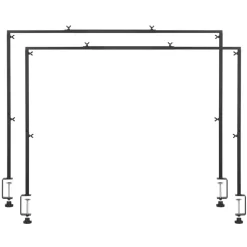 VEVOR Over The Table Rod Stand with Clamps, 13